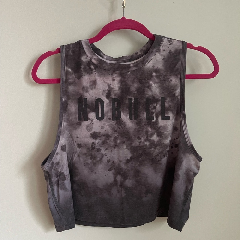 No Bull Muscle Tank Dark Tie-Dye Size Large